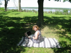 Working on the banks of the Mississippi River