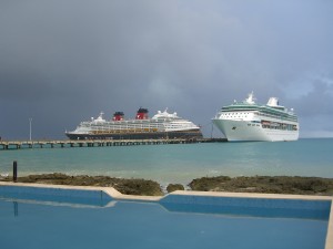 Cruise Ships at Sea