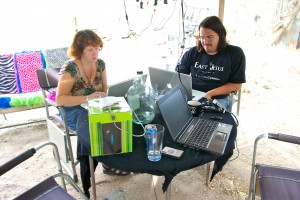 Digital Nomads at Slab City - Photo by Sandi Wheaton