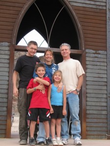 Andrew, Lisa & Wayne - and their niece & nephew