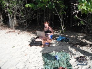Despite the digital nomad myth - I don't actually work away from my desk often. 