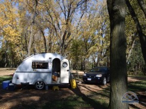 Our T@b trailer had to be located to a local campground while our Jeep was in the shop for a week.