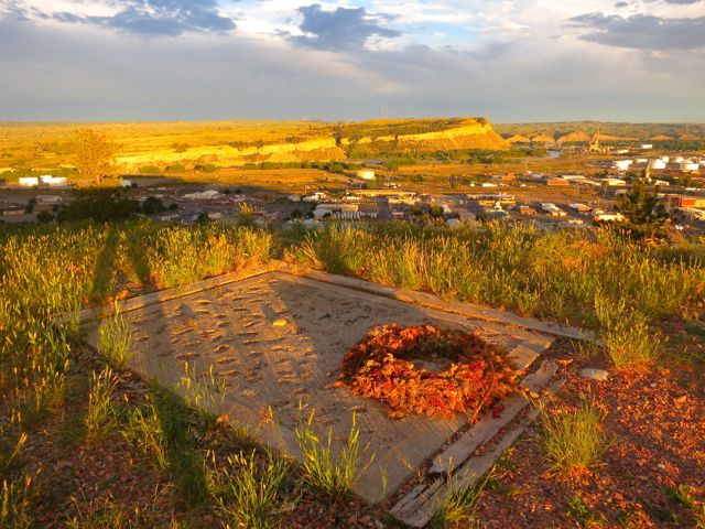 Yellowstone Kelly's gravesite overlooking Billings.