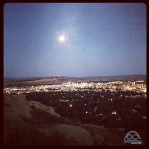 Please let this be our last full moon over Billings shot!