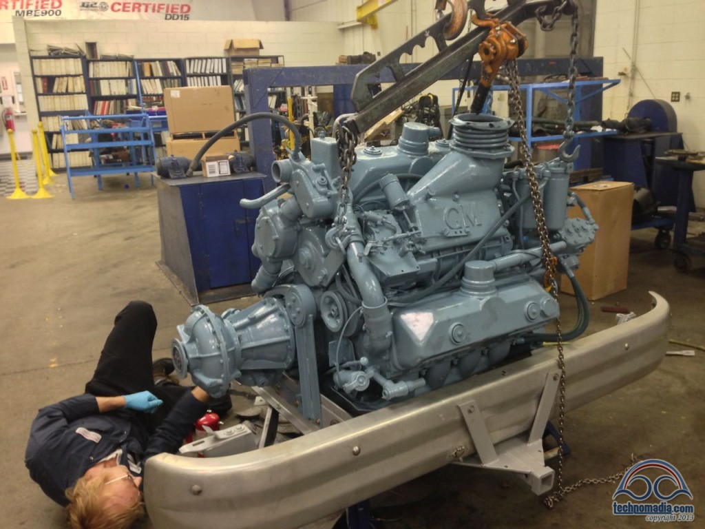 Engine and Cradle - Mated