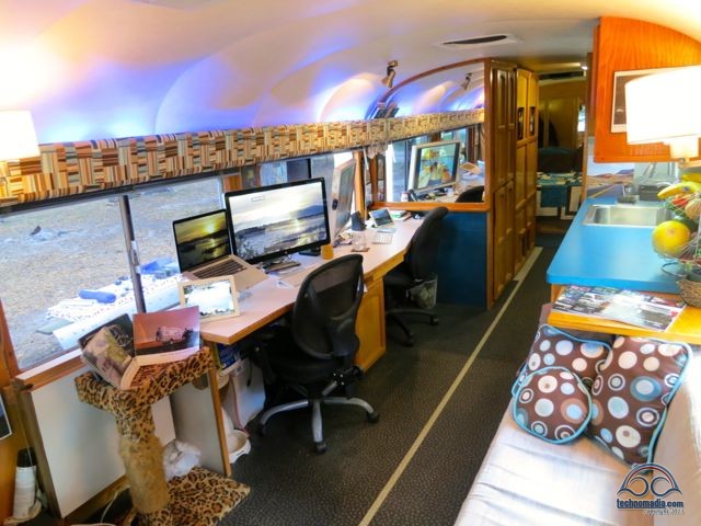 RV Office Workspace Ideas | Technomadia