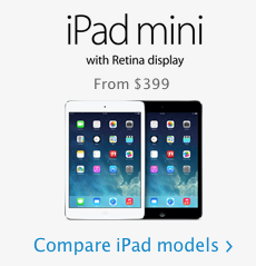 iPad Mini Retina - Compare Models