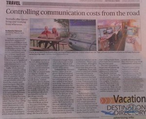 Wow! We were spotted in Dayton, OH in a newspaper!