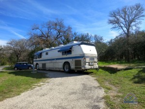 We love the huge sites at McKinney Falls!