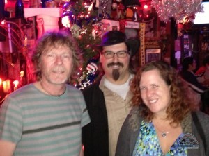 Meeting Sam Bush after an intimate jam session at The Red Bar! Sweet!! (Thanks for the photo, Randy!)