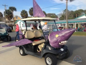 The Cedar Key Homecoming Parade - enjoying local events. 