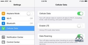 Disabling LTE often actually resulted in faster connections!