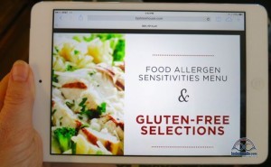 Food sensitivity menus can be found online for many restaurants! I use my iPad to look them up right from my table.