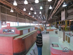 Robert Partee giving us a tour of the new Oliver Travel Trailer production line!