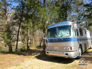 Camped along the Buffalo River near the Oliver factory. 