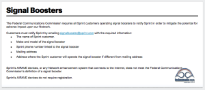 Sprint's Spectacularly Sparse Booster Info