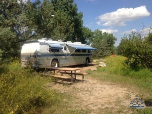 A national park campground.