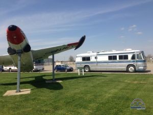 A Harvest Host stay at an air museum!