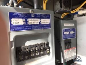 Our primary AC panel - everything is downstream of the inverter and can be powered off the batteries.