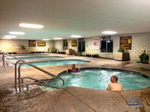 Daily soaks in the hot mineral pools.. each pool at a different temp. 