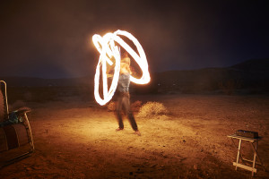 Yup, I got out the fire gear too and did a little dancing.  Photo Credit: Seth K. Hughes