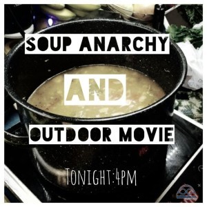 Our Soup Anarchy invitation we sent out over Instagram to our fellow desert dwellers. 