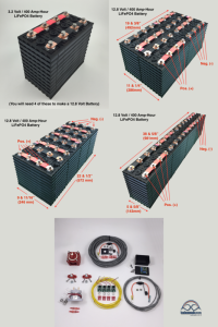 AM Solar's 400Ah battery allows for some very flexible layouts - perfect for taking advantage of odd spaces.