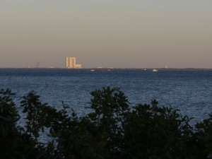 VAB & Launch Pad across the Indian River STS-130