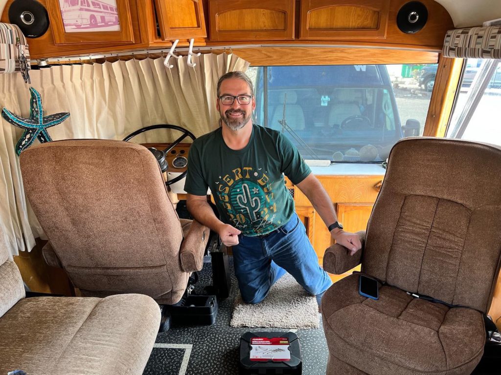 Shopping for RV Seats in Elkhart, IN Our Flexsteel 517 Seats, Peeling