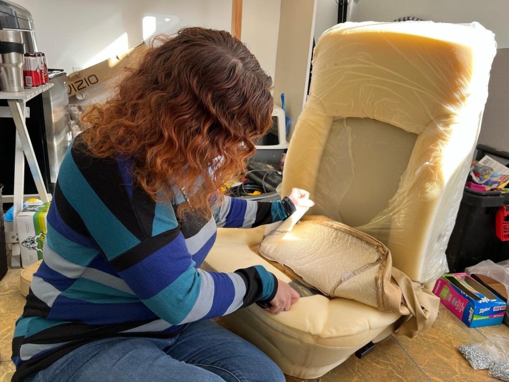 Shopping for RV Seats in Elkhart, IN Our Flexsteel 517 Seats, Peeling