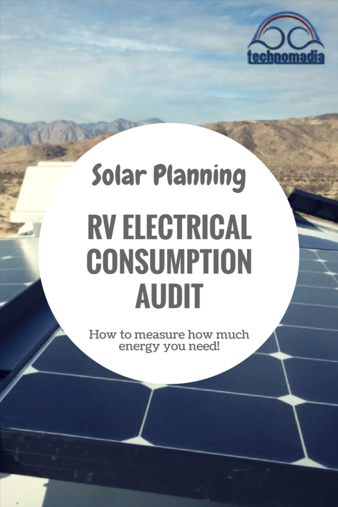 Solar Planning Conducting An RV Electrical Consumption Audit Technomadia