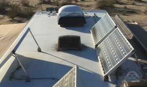 Just a little shade creeping onto the corner of a solar panel can cut its output dramatically.
