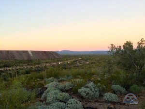 Overlooking our boondocking spot from above.