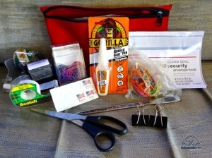 Our office supply kit. 