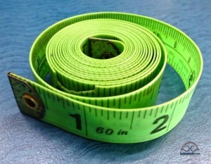My trusty measuring tape. 