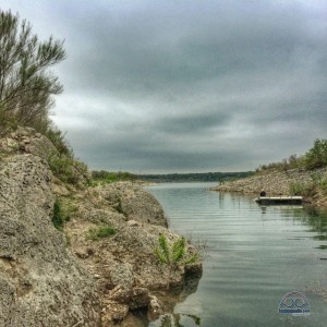 Lake Georgetown - not that we had a view of it from our site. 