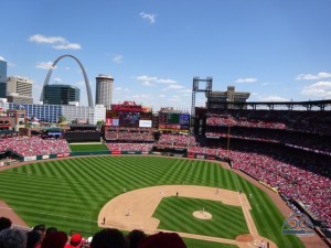 Great views from the stadium.. and oh, there's baseball!