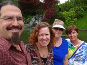Missouri Botantical Gardens last week with our Moms