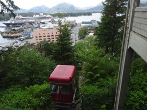 The Funicular in Ketchikan.