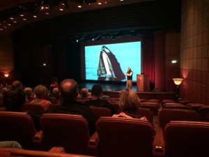 Naturalist presentation on whales.
