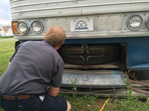 The old spare tire bay will be repurposed as generator space. 