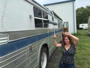 The awning lasted just until we got to Elkhart 