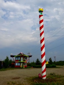 Fairbanks is so far north, you have to go south to get to North Pole. 