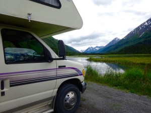 One of many turnouts in Alaska.