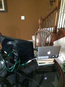 Setting up a little office space... ahhhh.