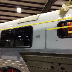 Test fitting the new windows.