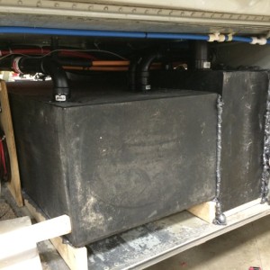 The new waste tanks.