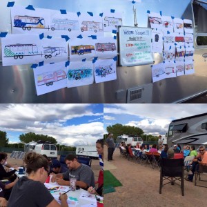 Design your RV Coloring Contest (Photos by Melanie Carr)
