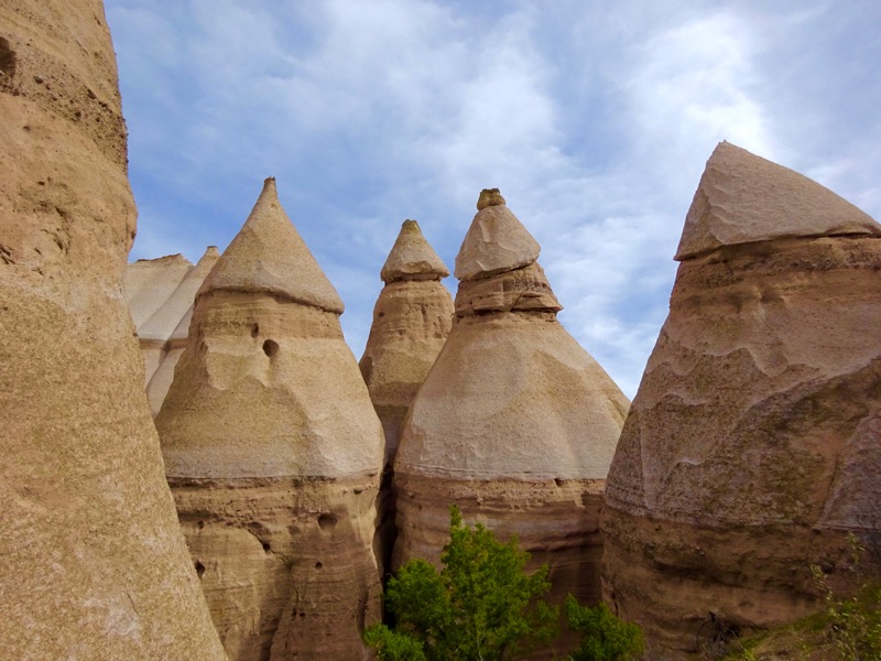 Wonder why they call them Tent Rocks?