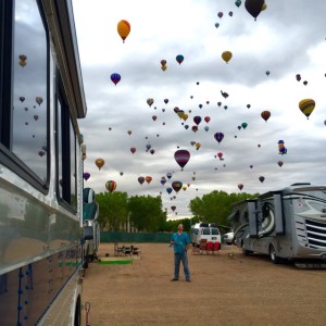 Balloons everywhere!